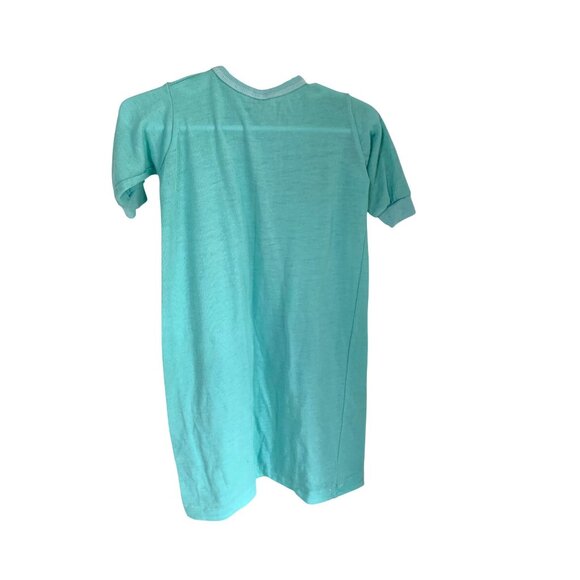 Vintage Panda baby Infant One Size Lightweight Nightgown Dress Sack Bag Green Do - Picture 4 of 4